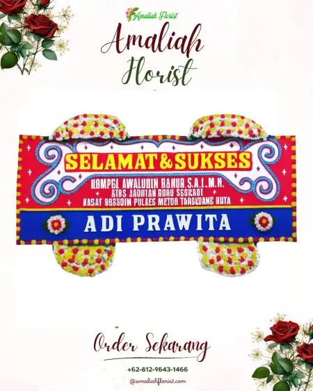 Papan Bunga Ucapan Selamat Sinduharjo