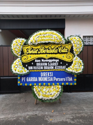 Papan Bunga Duka di Sinduharjo