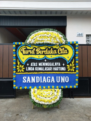 Papan Bunga Duka di Sinduharjo